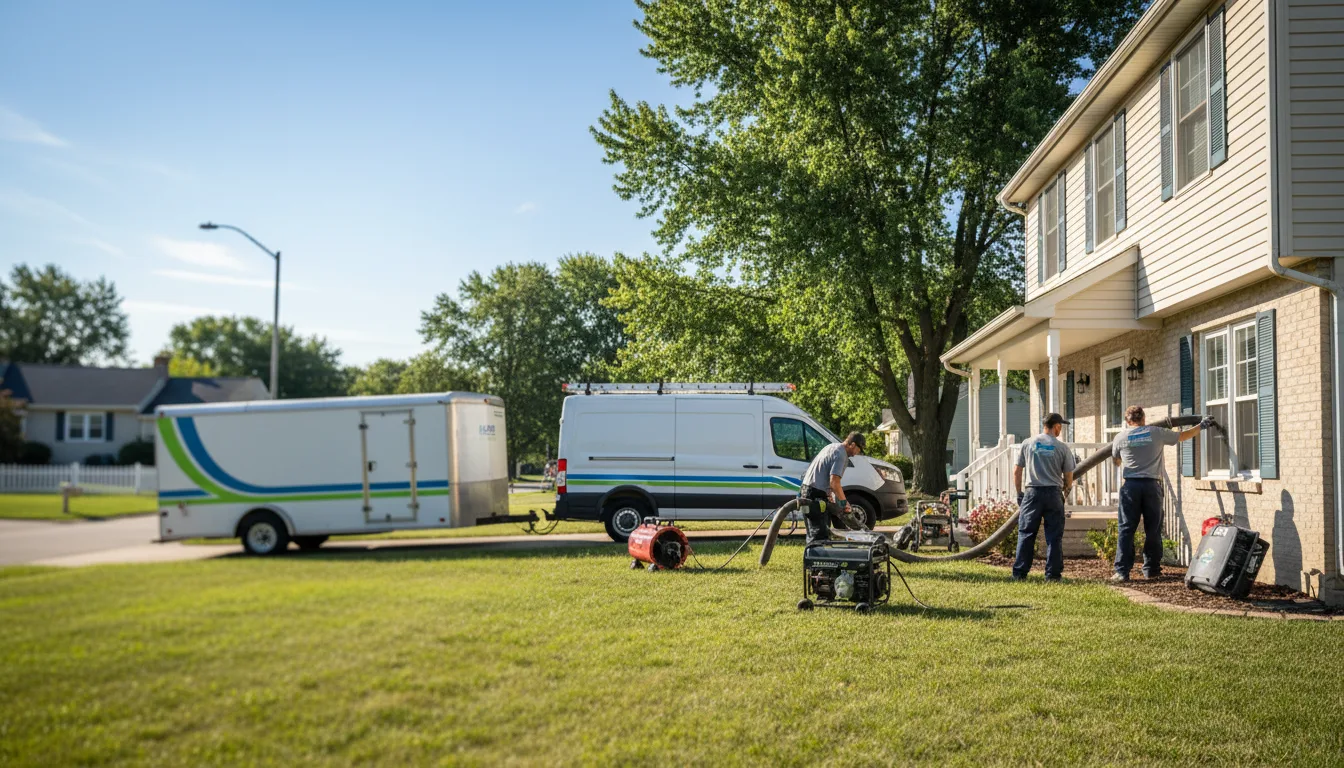 Flooded Basement Restoration And Cleanup With Repair in Walker, MO near me
